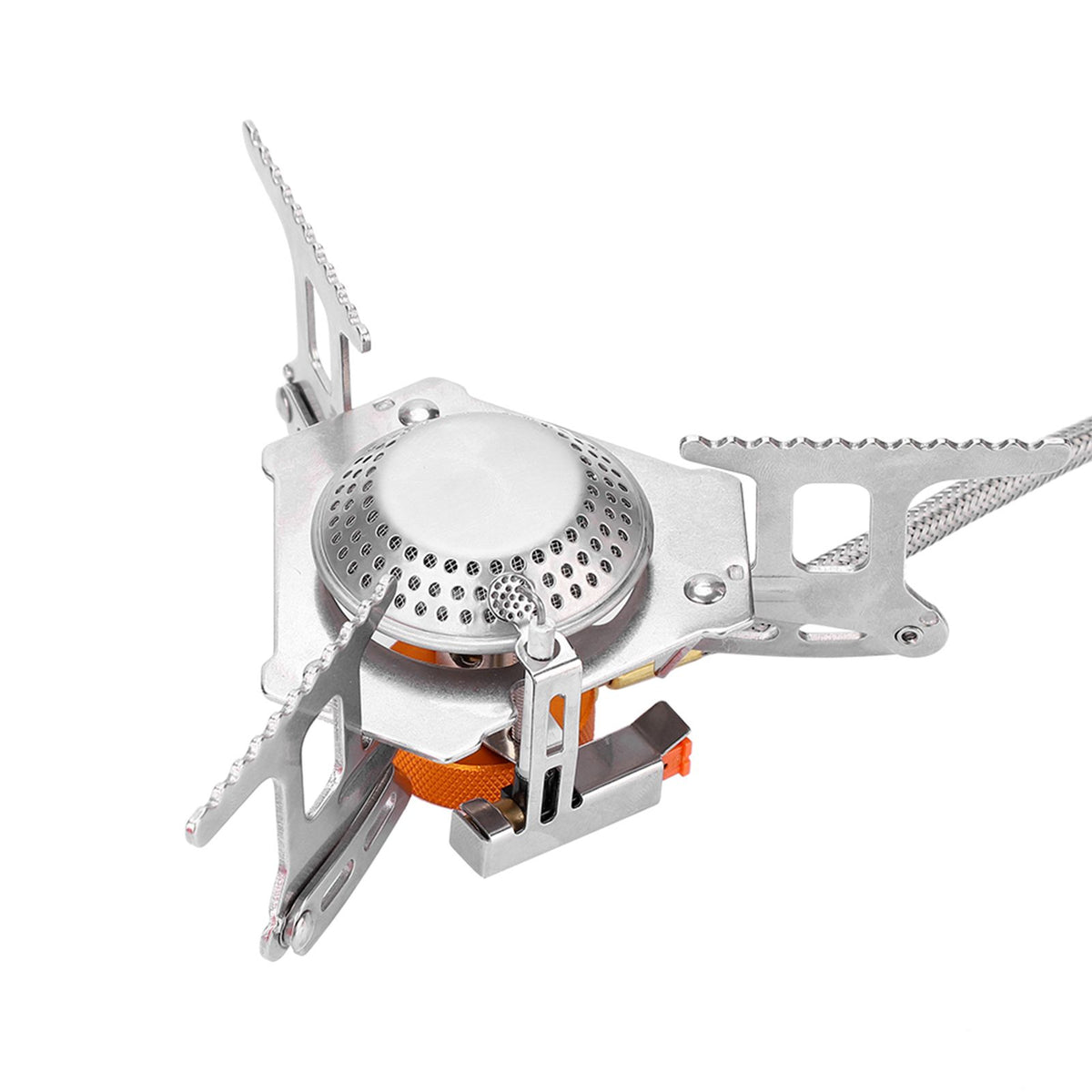 3500W Portable Outdoor Picnic Gas Burner Foldable Backpacking Camping Mini Metal Stove