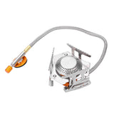 3500W Portable Outdoor Picnic Gas Burner Foldable Backpacking Camping Mini Metal Stove