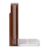 Bread/Toast Cutter Mold Kitchen Sandwich Slicing Guide Foldable Tools with 4 Thickness - Side View