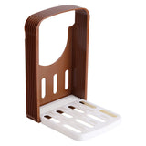 Bread/Toast Cutter Mold Kitchen Sandwich Slicing Guide Foldable Tools with 4 Thickness - 45-Degree Angle