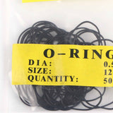 950pcs Set 12mm30mm Universal Rubber O Ring Watch Back Cover Seal Gaskets (0.5mm) - Extra Image