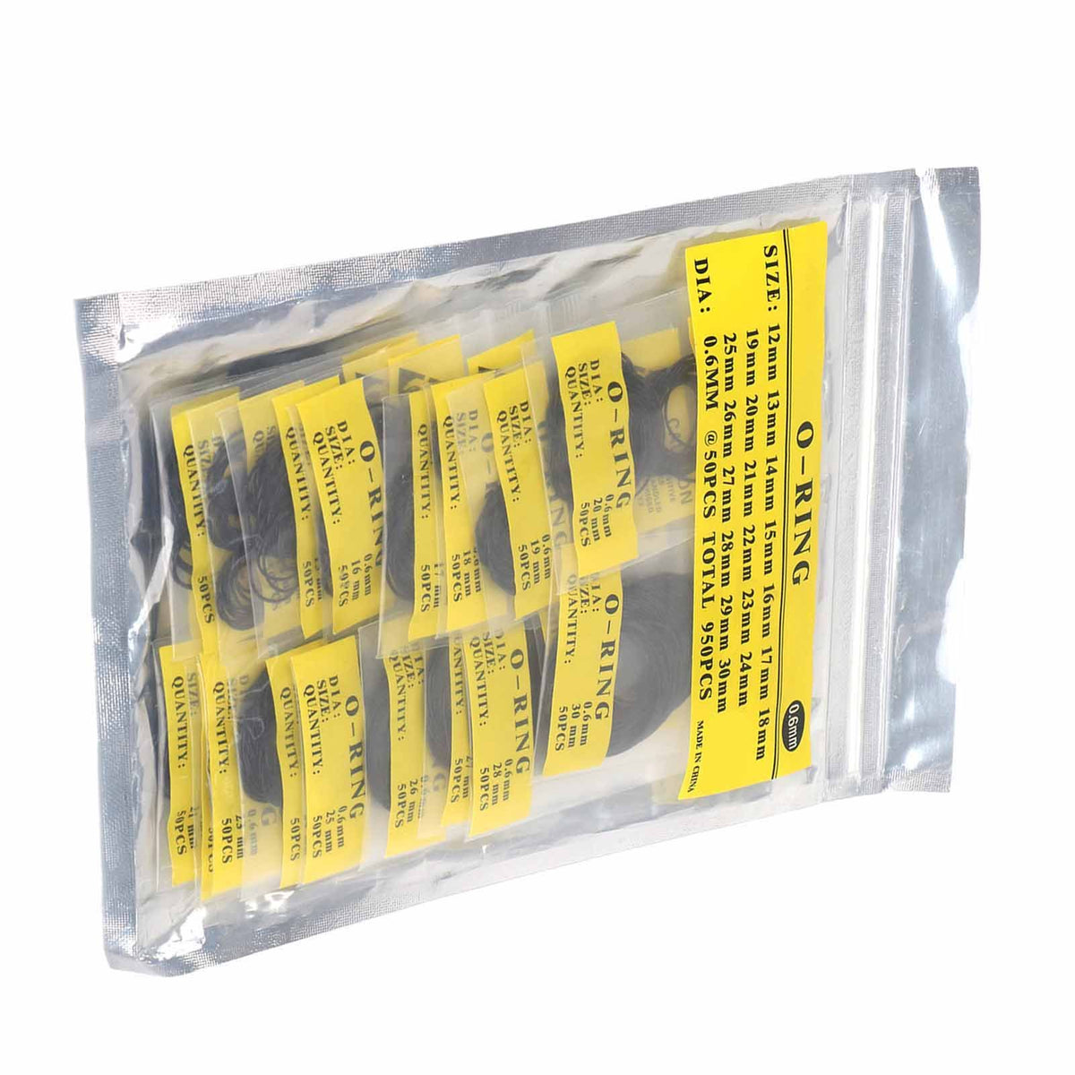 950pcs Set 12mm30mm Universal Rubber O Ring Watch Back Cover Seal Gaskets (0.6mm)