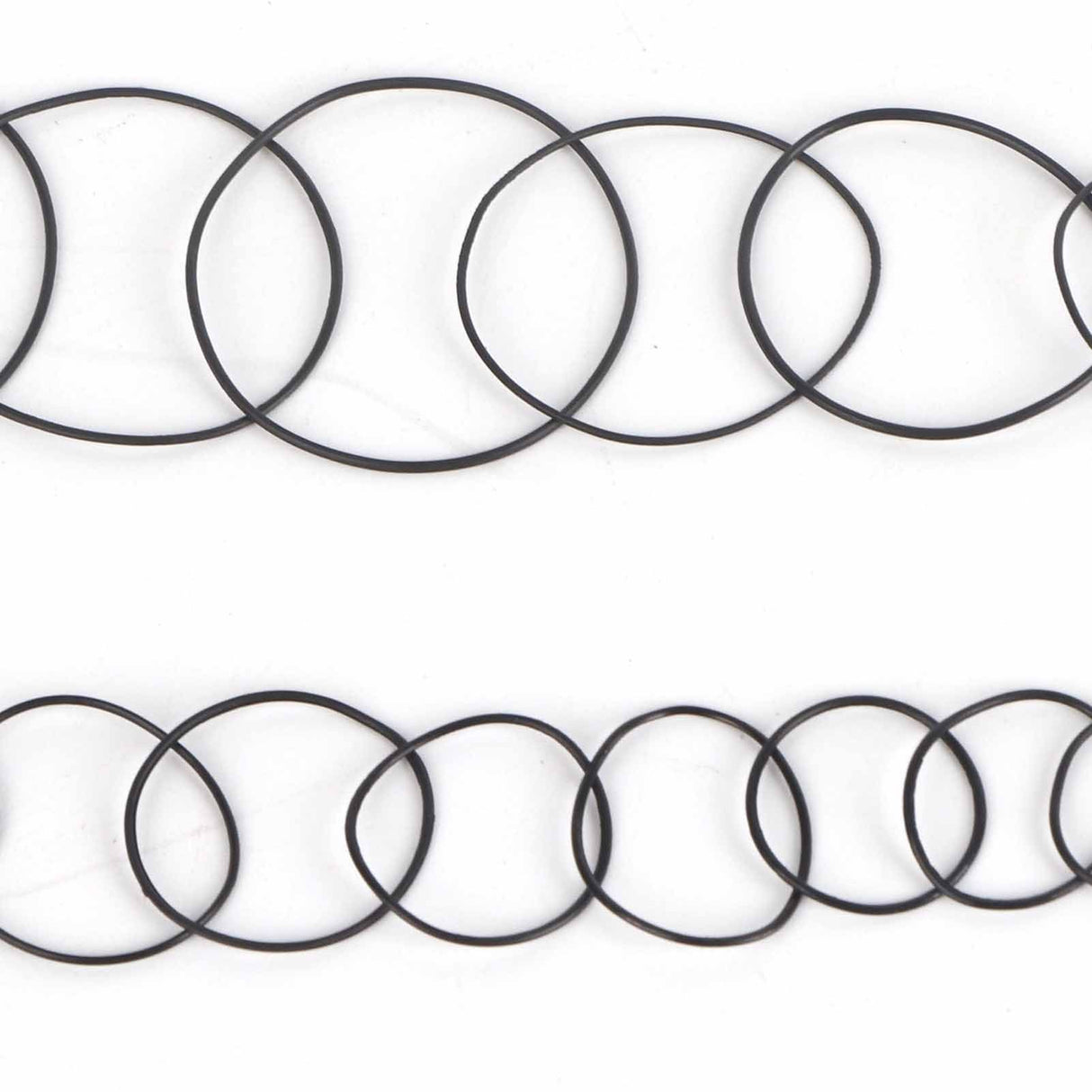 950pcs Set 12mm30mm Universal Rubber O Ring Watch Back Cover Seal Gaskets (0.6mm)