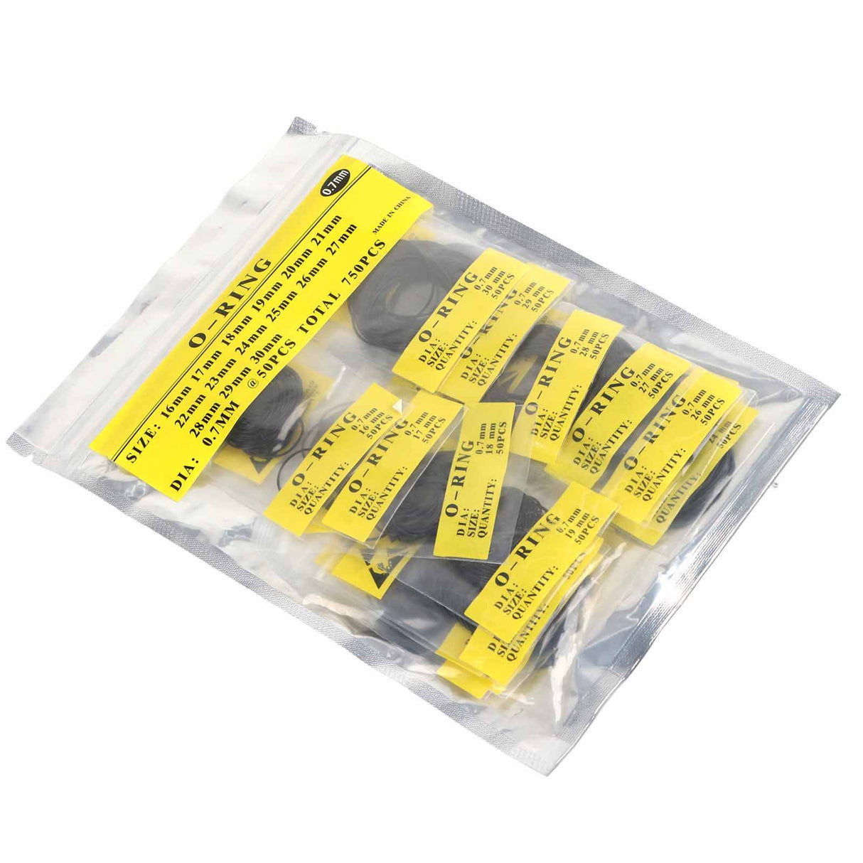 750pcs Set 12mm30mm Universal Rubber O Ring Watch Back Cover Seal Gaskets (0.7mm)