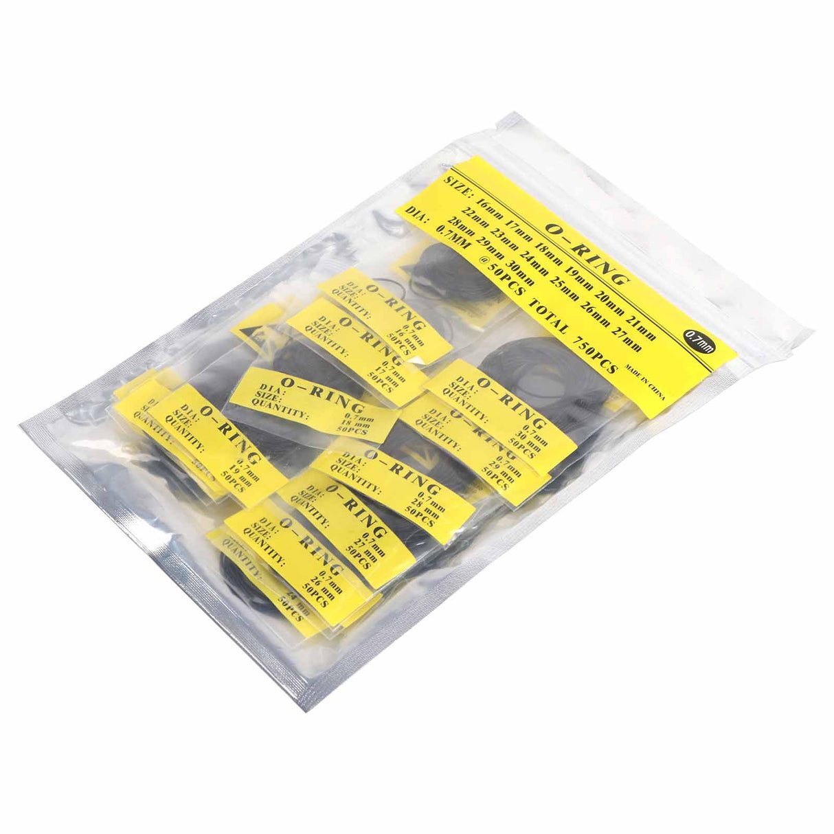 750pcs Set 12mm30mm Universal Rubber O Ring Watch Back Cover Seal Gaskets (0.7mm)