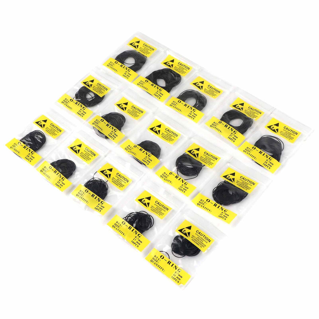 750pcs Set 12mm30mm Universal Rubber O Ring Watch Back Cover Seal Gaskets (0.7mm)