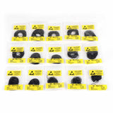750pcs Set 12mm30mm Universal Rubber O Ring Watch Back Cover Seal Gaskets (0.7mm)