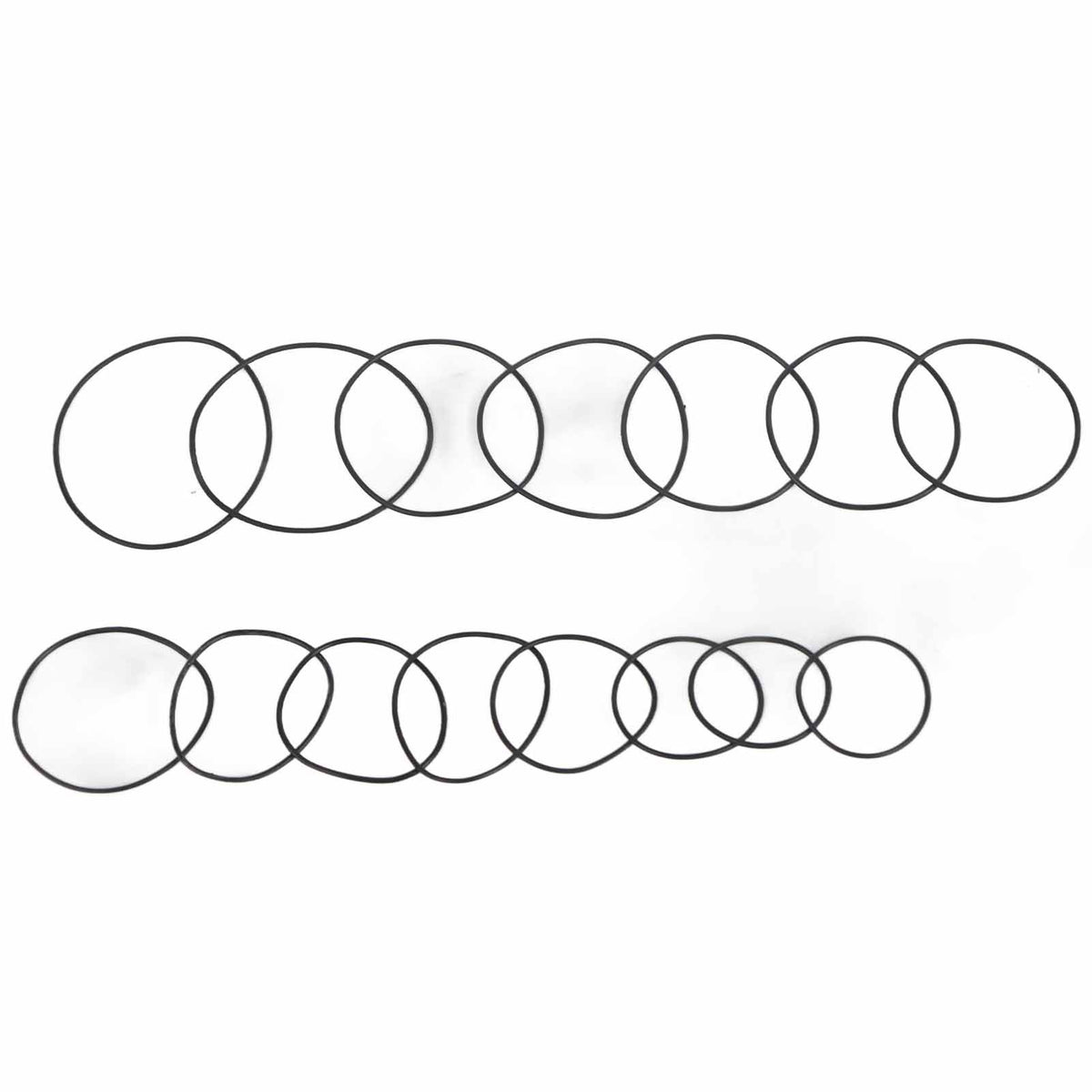 750pcs Set 12mm30mm Universal Rubber O Ring Watch Back Cover Seal Gaskets (0.7mm)
