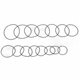 750pcs Set 12mm30mm Universal Rubber O Ring Watch Back Cover Seal Gaskets (0.7mm)