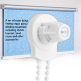 25mm Roller Blind Shade Clutch Bracket Side Pulley Chain Repair Fitting Kit Window Treatments