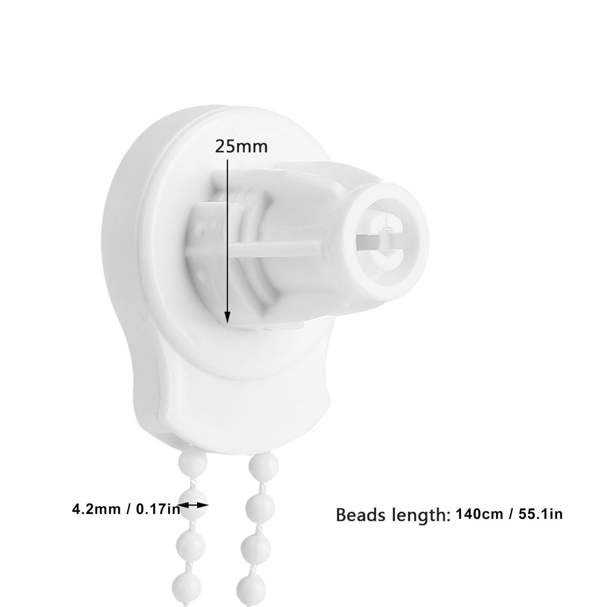 25mm Roller Blind Shade Clutch Bracket Side Pulley Chain Repair Fitting Kit Window Treatments