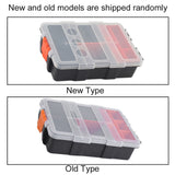 Two layer Plastic Heavy duty Components Storage Box Case Organizer Small Parts Tool Box
