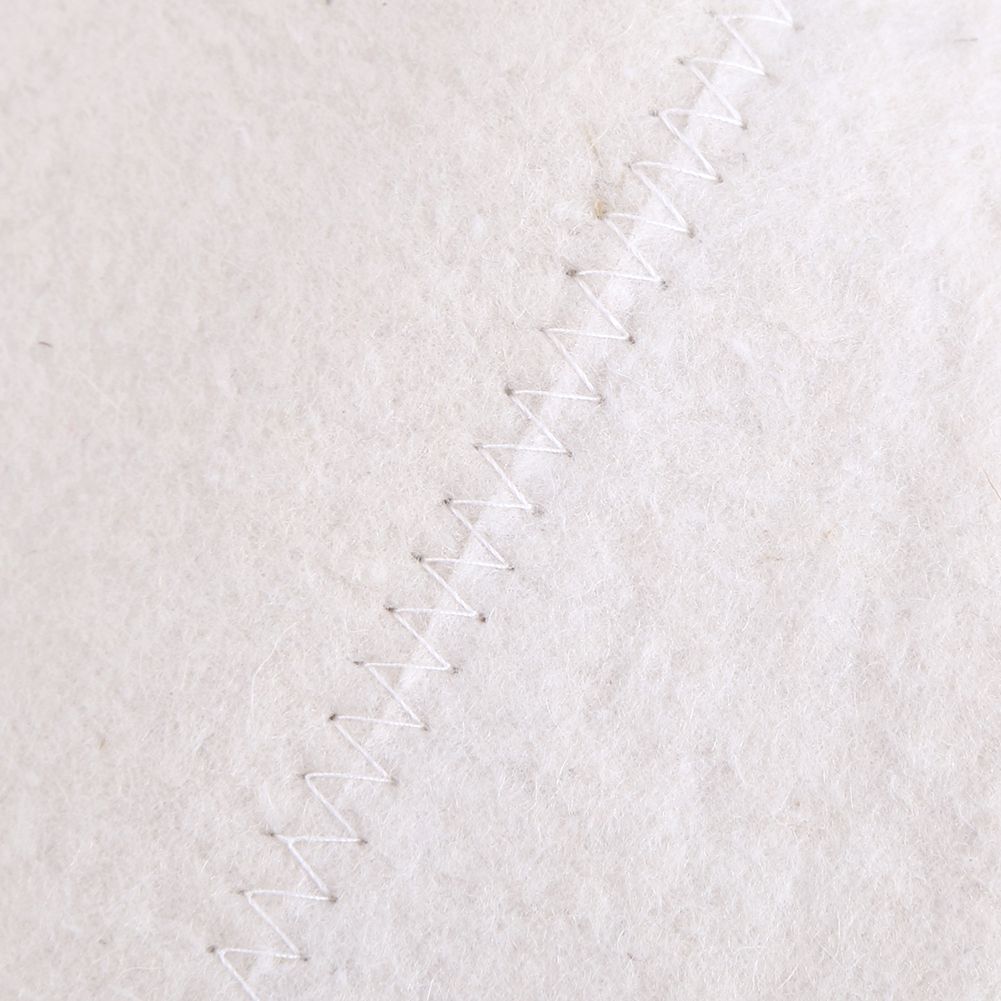 White Wool Felt Sauna Hat Cap for Russian Banya Sauna Hut With Hang Loop Supply