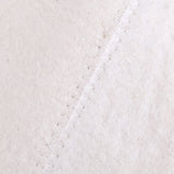 White Wool Felt Sauna Hat Cap for Russian Banya Sauna Hut With Hang Loop Supply - Low Angle