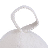 White Wool Felt Sauna Hat Cap for Russian Banya Sauna Hut With Hang Loop Supply - Extra Image
