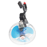 12V 25W Mini Portable Auto Vehicle Clip On Cooling Oscillating Fan for Car Truck Dashboard - Extra Image