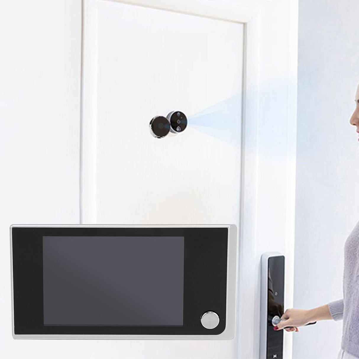 3.5" LCD Digital Video Door Peephole Viewer Camera Home Security System