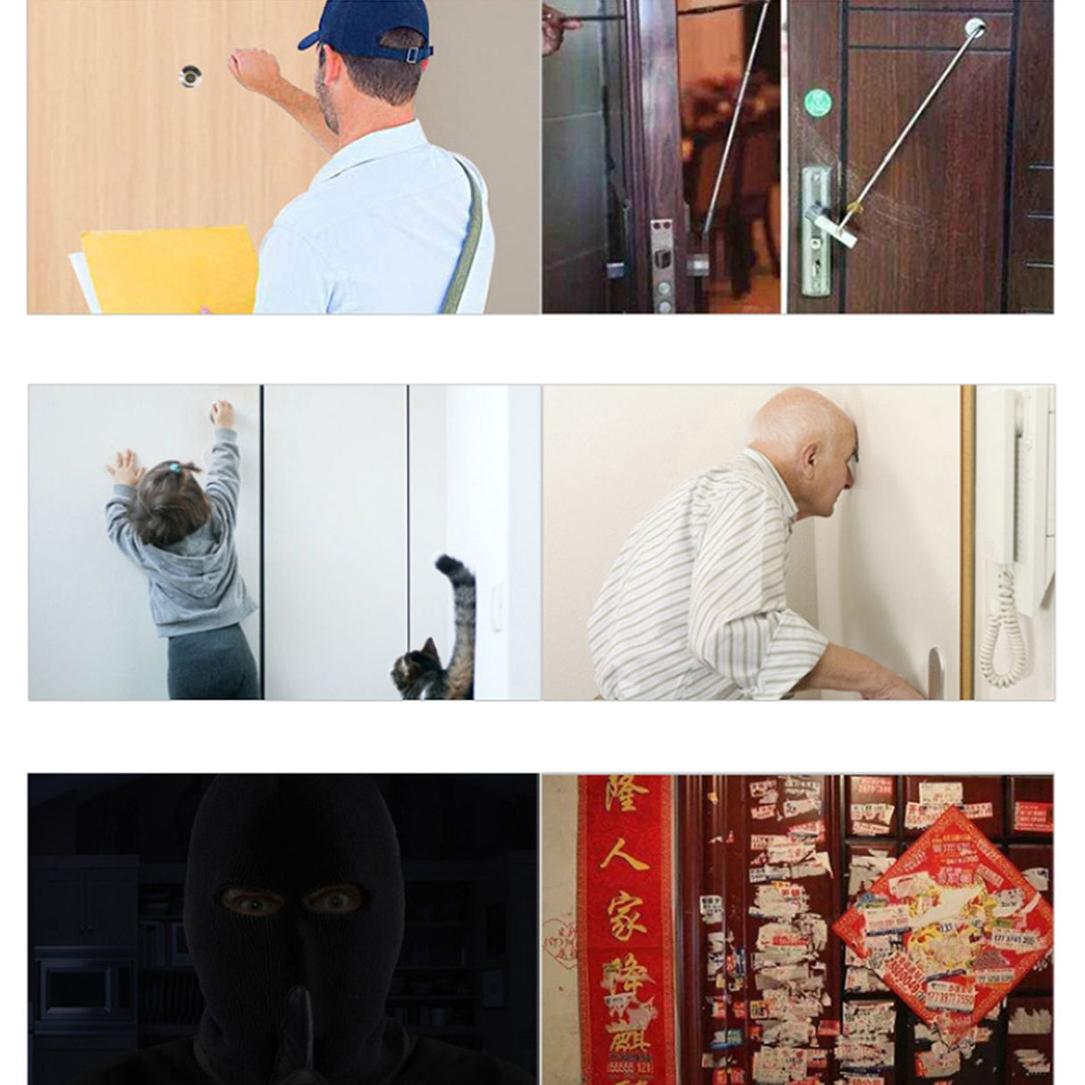 3.5" LCD Digital Video Door Peephole Viewer Camera Home Security System