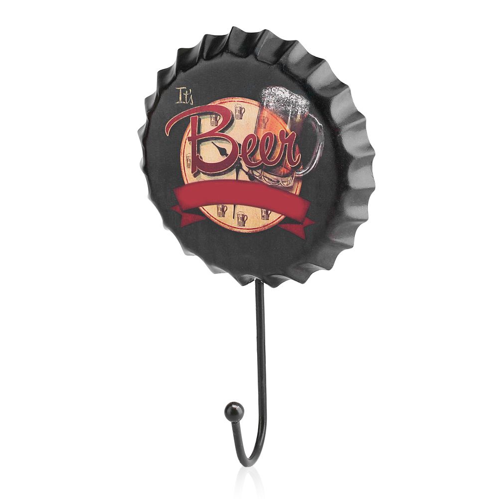 Retro Metal Bottle Cap Hook Tin Poster Wall Sign Pub Club Bar Coffee Restaurant Decor N Style