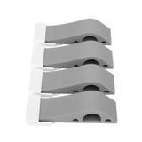 4 Pack Home Office Door Stop TPR Rubber Wedge Stopper Kids Baby Finger Safety Doorstop