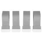 4 Pack Home Office Door Stop TPR Rubber Wedge Stopper Kids Baby Finger Safety Doorstop