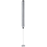Kitchen Stainless Steel Handheld Battery Operated Electric Coffee Milk Frother with Spoon