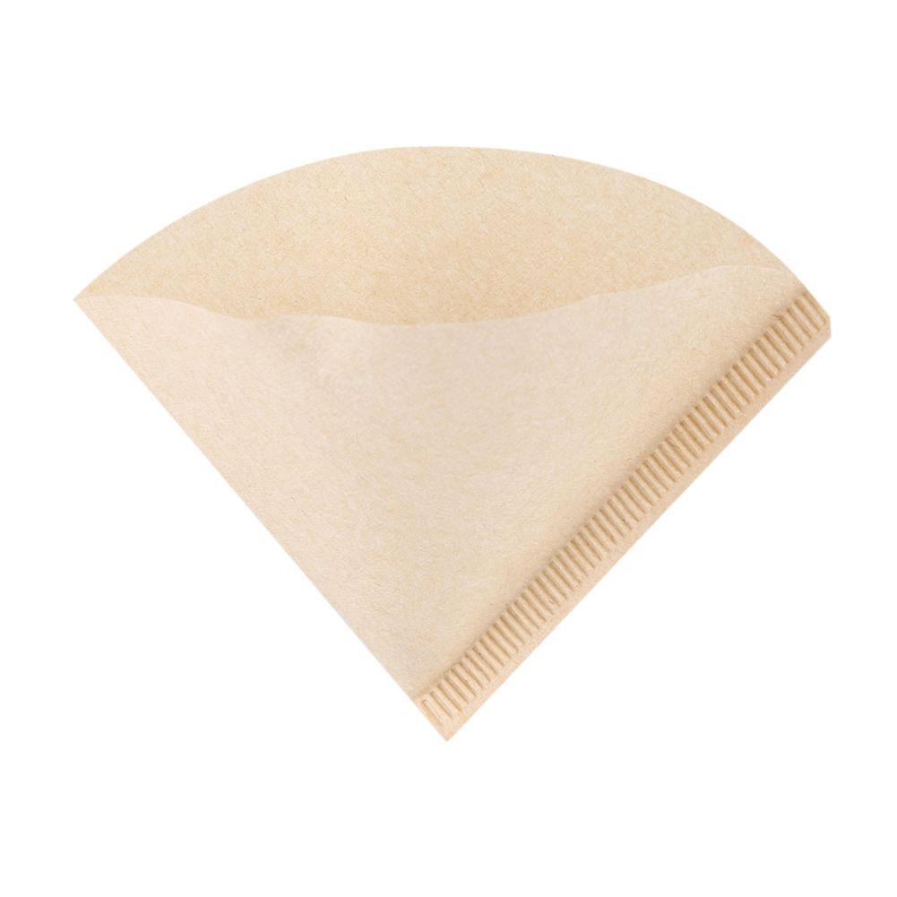 40Pcs Unbleached Natural Cone Shape Drip Coffee Cup Filter Papers #V02
