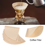 40Pcs Unbleached Natural Cone Shape Drip Coffee Cup Filter Papers #V02 - Extra Image