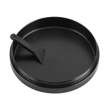 Manual Operated Zinc Alloy Herb Spice Kitchen Grinder with Crank Handle - Rear View