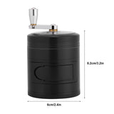 Manual Operated Zinc Alloy Herb Spice Kitchen Grinder with Crank Handle