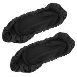 1 Pair Removable Chair Armrest Covers Elastic Protector Office Armchair Cover Black