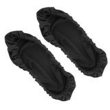 1 Pair Removable Chair Armrest Covers Elastic Protector Office Armchair Cover Black - Close-Up Angle