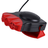150W 12V 2 In1 Car Truck Heating Cooling Fan Heater Windscreen Demister Defroster - Top-Down View