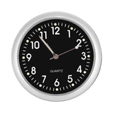 Mini Car Quartz Clock Digital Pointer Clocks Decoration with Night Light