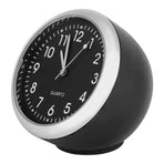 Mini Car Quartz Clock Digital Pointer Clocks Decoration with Night Light