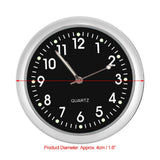 Mini Car Quartz Clock Digital Pointer Clocks Decoration with Night Light