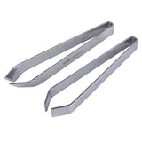 Stainless Steel Fish Bone Remover Slant Tweezer Tongs Pick up Craft Tool