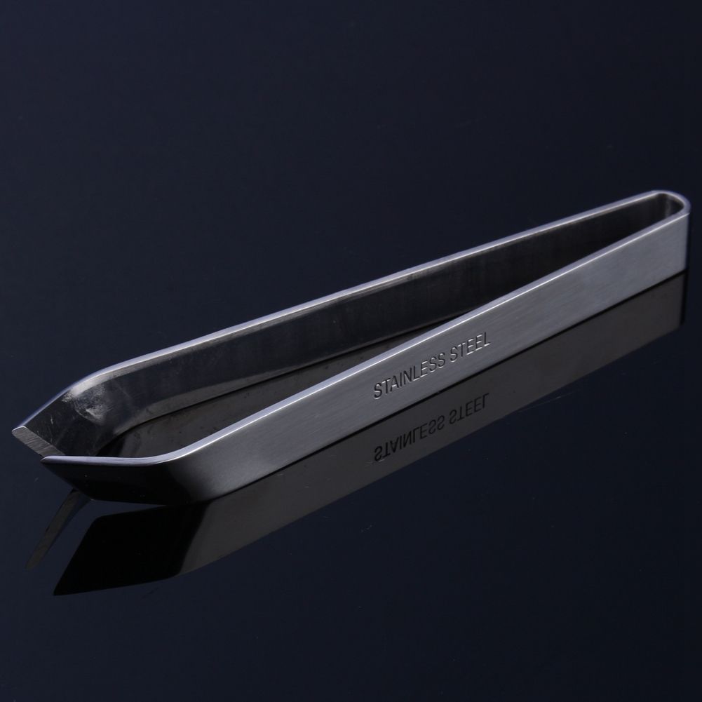 Stainless Steel Fish Bone Remover Slant Tweezer Tongs Pick up Craft Tool
