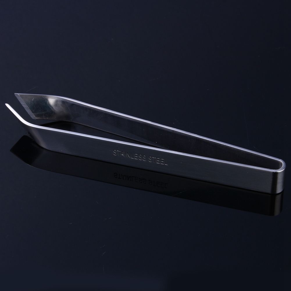 Stainless Steel Fish Bone Remover Slant Tweezer Tongs Pick up Craft Tool