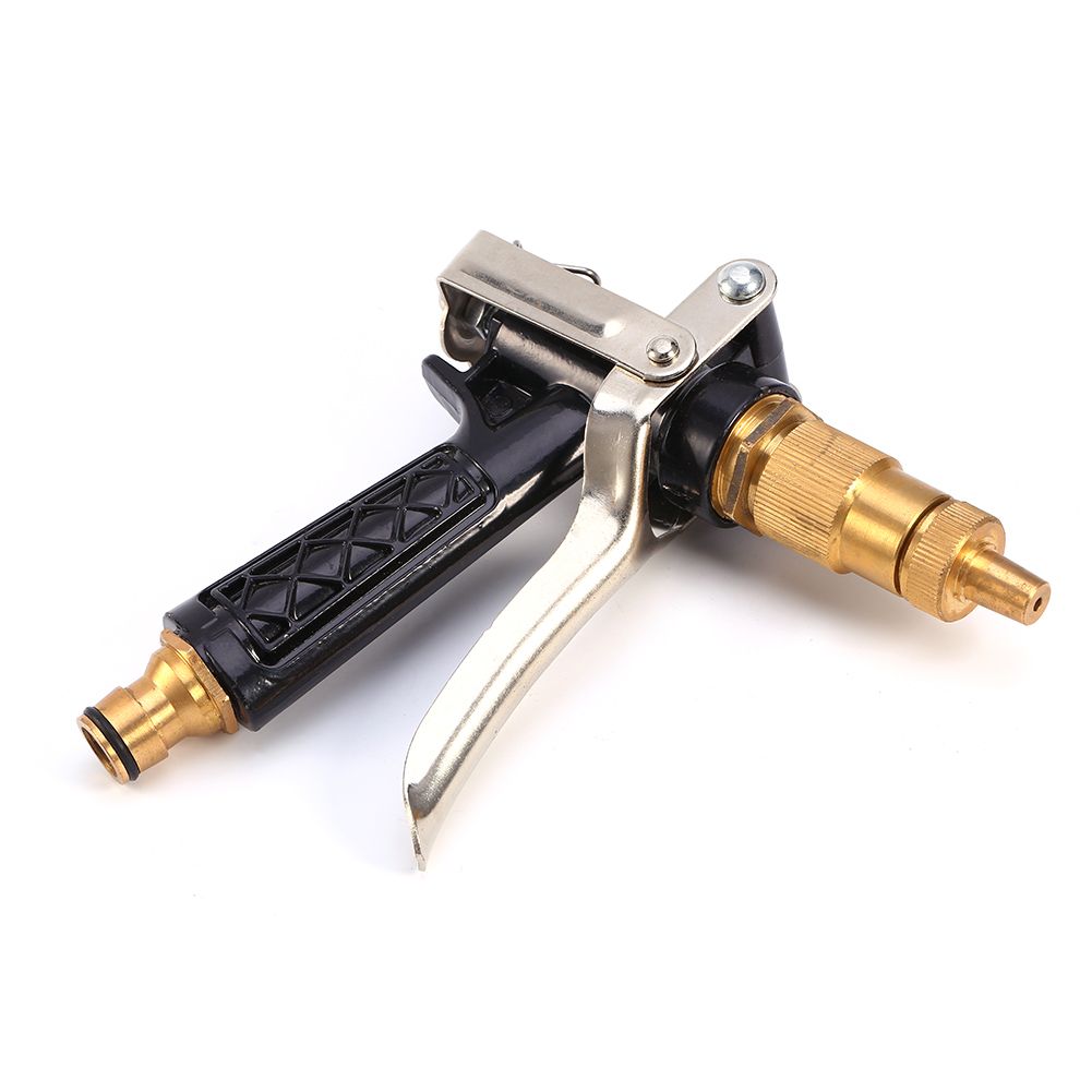 Brass Metal High Pressure Auto Car Wash Cleaning Water Gun Sprayer Hose Nozzle