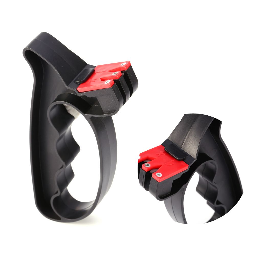 Professional 2 in 1 Handheld Scissors Knife Blade Cutter Sharpener Tools New