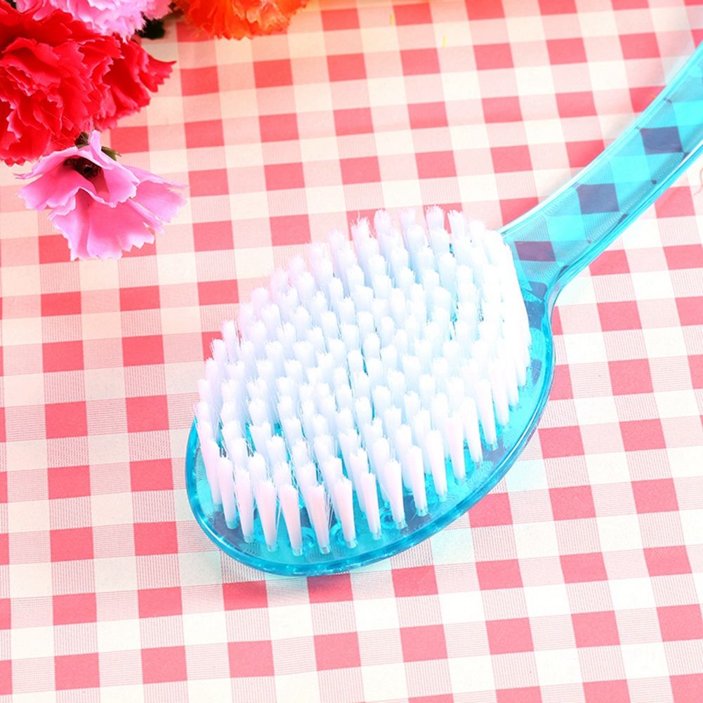Body Washing Bath Shower Back Skin Clean Brush Scrubber Massager W/ Long Handle