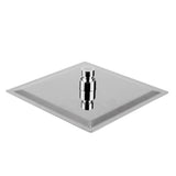 1Pcs Celling Mounted 8" Stainless Steel Rainfall Shower Head Chrome Bathroom Shower Head