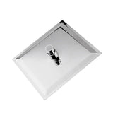 1Pcs Celling Mounted 8" Stainless Steel Rainfall Shower Head Chrome Bathroom Shower Head
