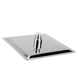 1Pcs Celling Mounted 8" Stainless Steel Rainfall Shower Head Chrome Bathroom Shower Head
