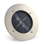 LED Solar Powered Underground Buried Light Lamp Way Road Garden Decking Light, Solar Powered