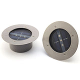 LED Solar Powered Underground Buried Light Lamp Way Road Garden Decking Light
