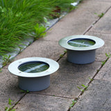LED Solar Powered Underground Buried Light Lamp Way Road Garden Decking Light