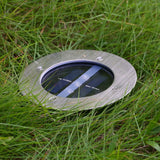 LED Solar Powered Underground Buried Light Lamp Way Road Garden Decking Light