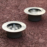 LED Solar Powered Underground Buried Light Lamp Way Road Garden Decking Light